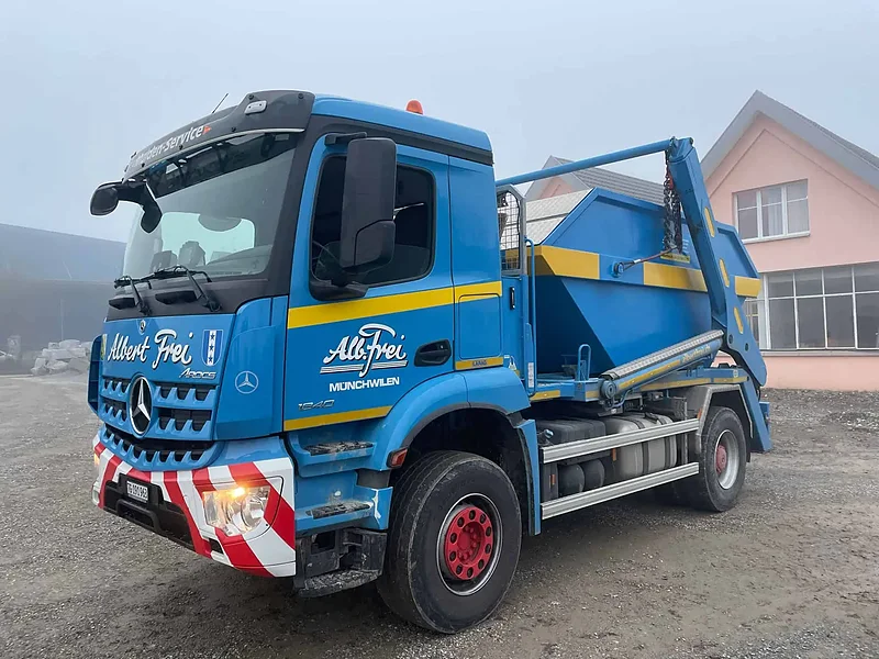 Muldenwagen von Alb. Frei mit Welaki-Mulde